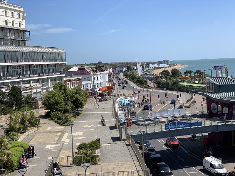 City Beach view from Palace Hotel.