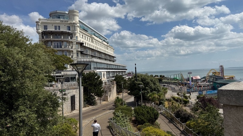 Palace Hotel looking towards City Beach and Adventure Island