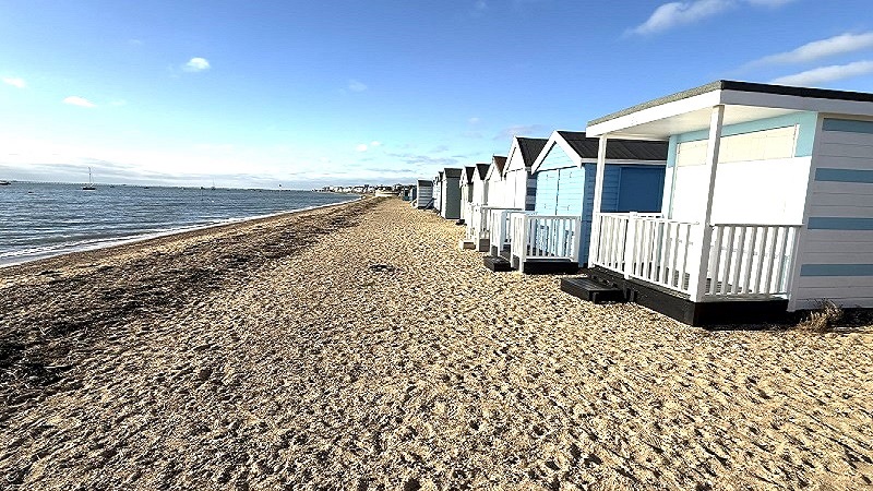 Beach huts in Thorpe Bay